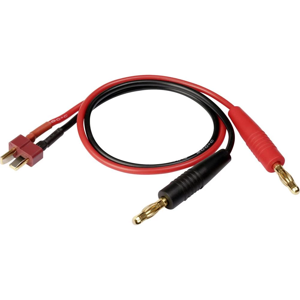 Kable za punjenje [2x Banana utikač - 1x T-utikač] 300 mm 1.3 mm&sup2; Reely slika