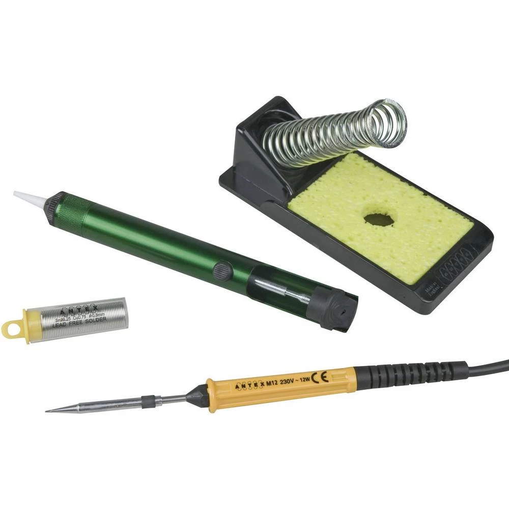 Antex SK12P lemilica-komplet 230 V 12 W +370 °C (max) uklj. spremište , uklj. desoldering , uklj. lem slika