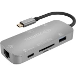 Terratec CONNECT C8 USB-C™ (3.2 Gen 2) Multiport Hub siva