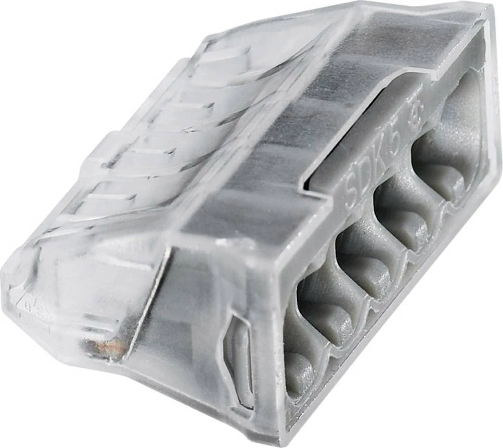 Stezaljka za spajanje vodiča, fleksibilna: 1.5-2.5 mm kruta: 0.5-2.5 mm broj polova: 5 Phoenix Contact 3240165 100 kom. prozirne slika