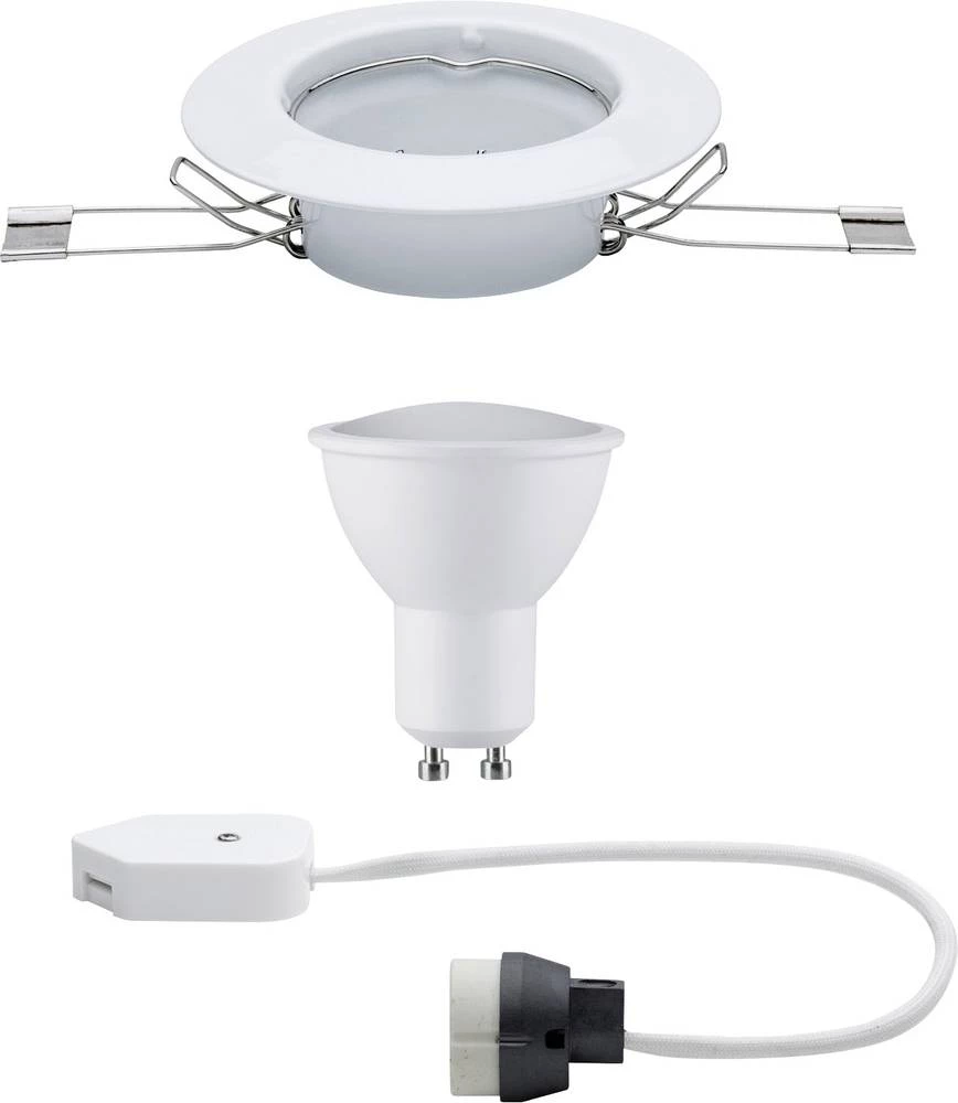 LED ugradbena svjetiljka GU10 4.5 W Paulmann 93658 bijele boje slika