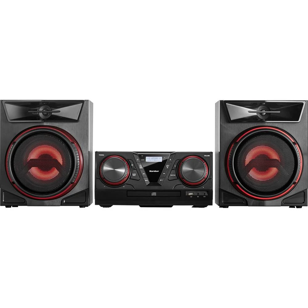 Karcher MC 5400D stereo uređaj Bluetooth, cd, USB, DAB+, 2 x 50 W crna slika