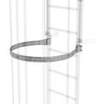 Günzburger Steigtechnik 63234 Stražnja zaštitna šipka od pocinčanog čelika Ø 700 mm 1 St.