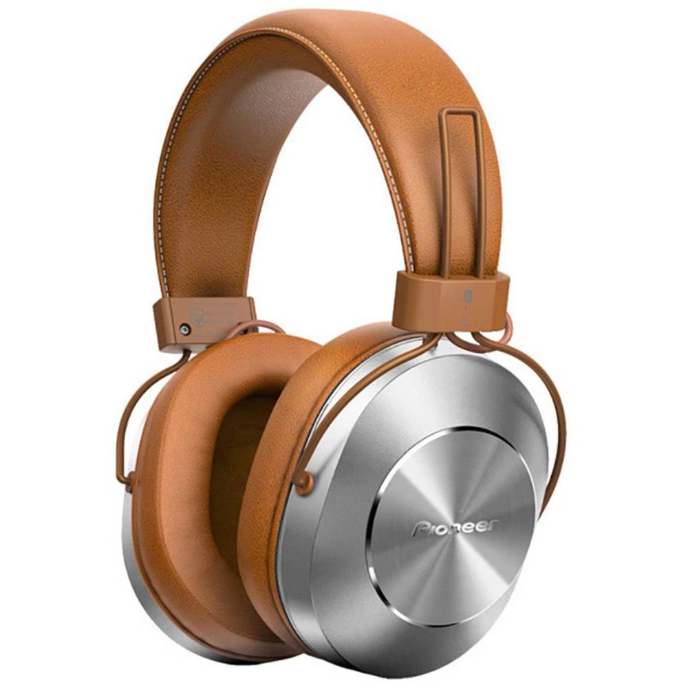 Bluetooth® HiFi Naglavne slušalice Pioneer SE-MS7BT-T Preko ušiju NFC, Slušalice s mikrofonom, Kontrola glasnoće Smeđa boja slika