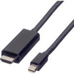 Value DisplayPort priključni kabel 3.00 m 11.99.5797 sa zaštitom crna [1x muški konektor mini displayport - 1x muški kon