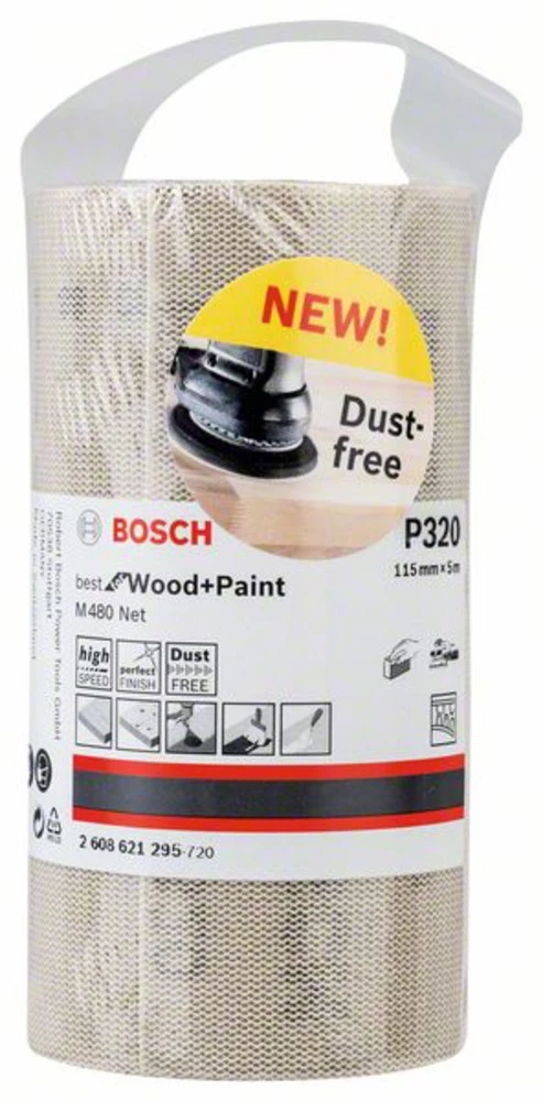 Bosch Accessories M480 2608621295 Orbitalni brusni papir Granulacija 320 (D x Š) 5000 mm x 115 mm 1 Role slika