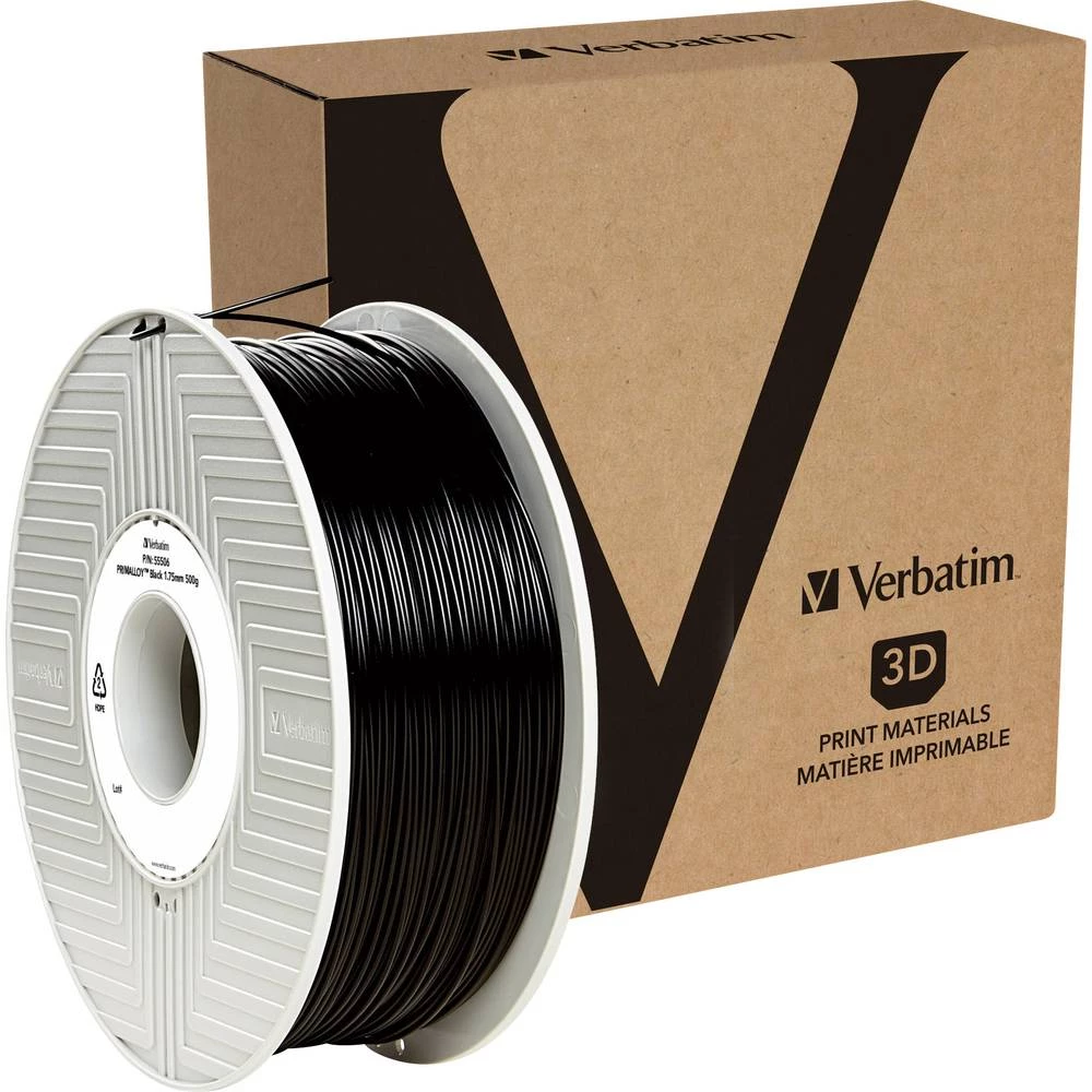3D pisač filament Verbatim 55511 1.75 mm Crna 500 g slika