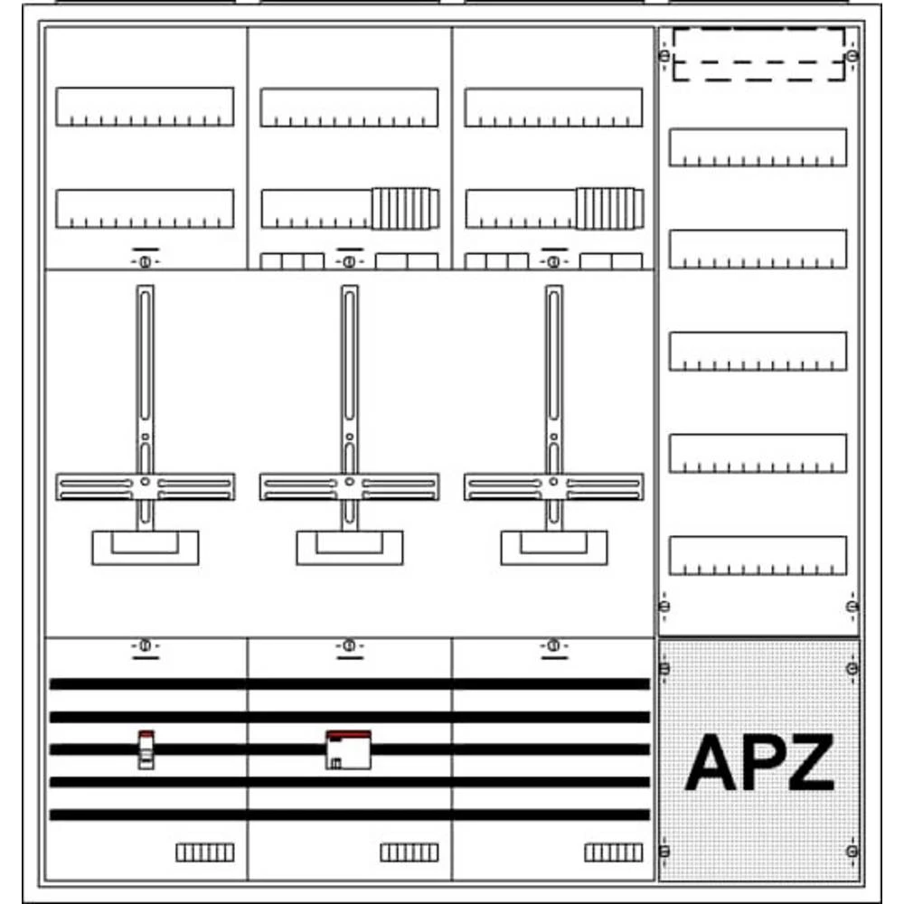 Striebel & John 2CPX035931R9999 KS306B ormar za brojilo slika