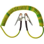 Gifas Električni spiralni kabel za uzemljenje 1x10qmm zeleno-žuti 41100POTIFLEX/2xEZ Gifas Electric 248773 struja priključni kabel  zelena, žuta