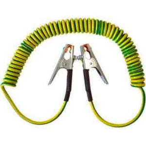 Gifas Električni spiralni kabel za uzemljenje 1x10qmm zeleno-žuti 41100POTIFLEX/2xEZ Gifas Electric 248773 struja priključni kabel  zelena, žuta slika