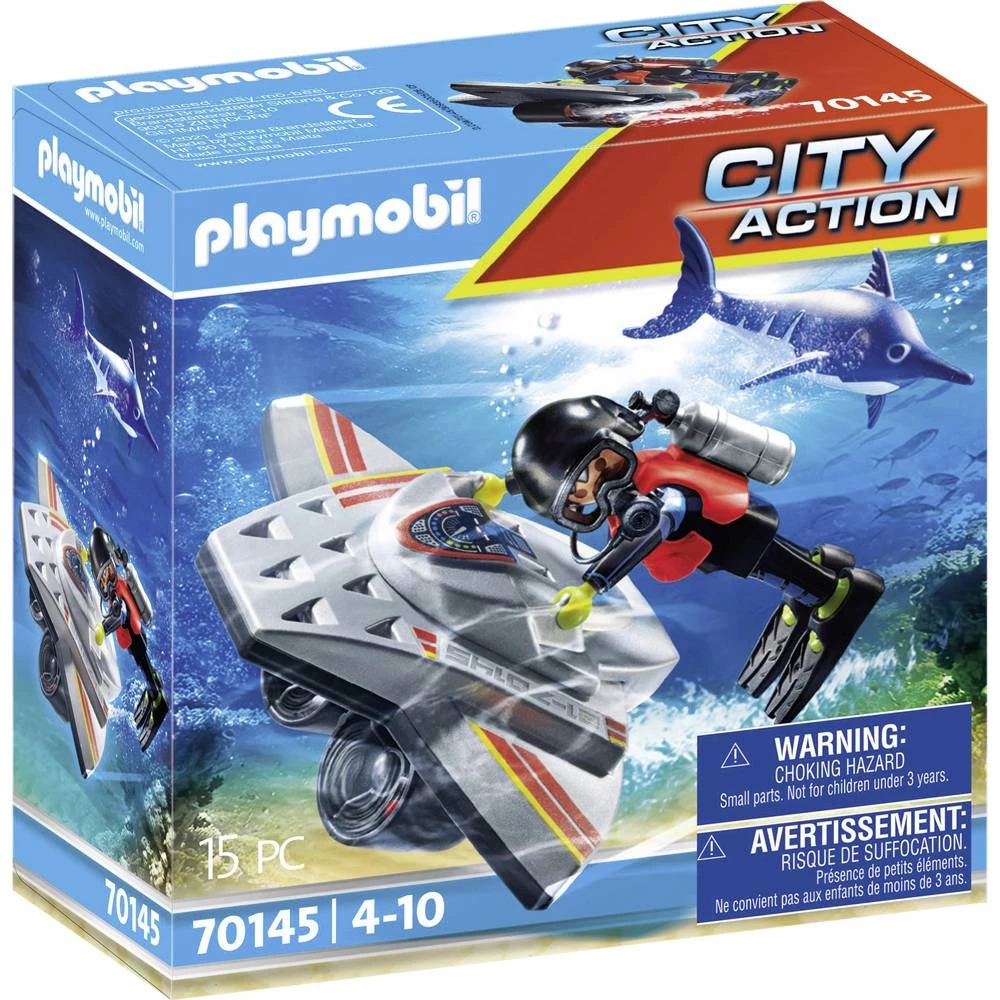 Playmobil® City Action Nevolja na moru: ronilački skuter u akciji spašavanja 70145 slika