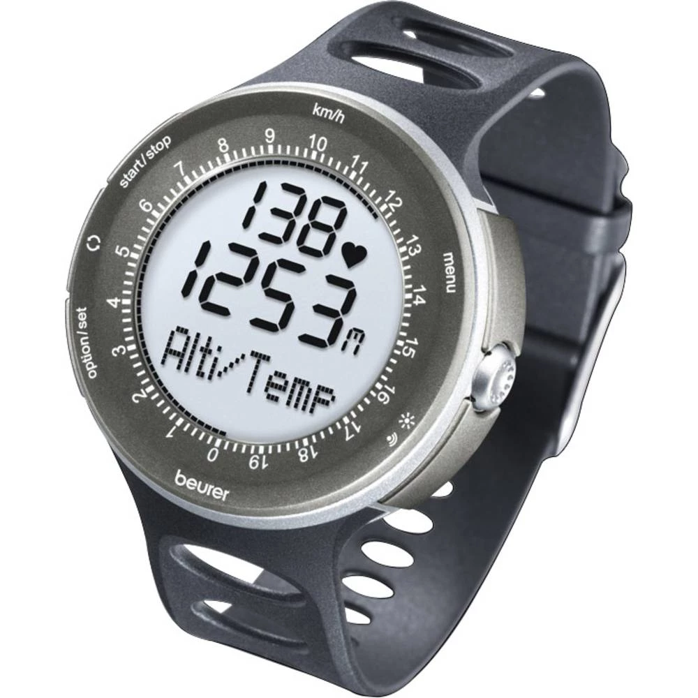 Beurer PM 90 Ručni sat sa pulsmetrom i pojasom Siva slika