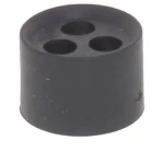 Wiska MFD 20/03/045 višestruki uložak za brtvljenje otporno na udarce, sa zaštitom od potega   M20  plastika crna (RAL 9005) 25 St.