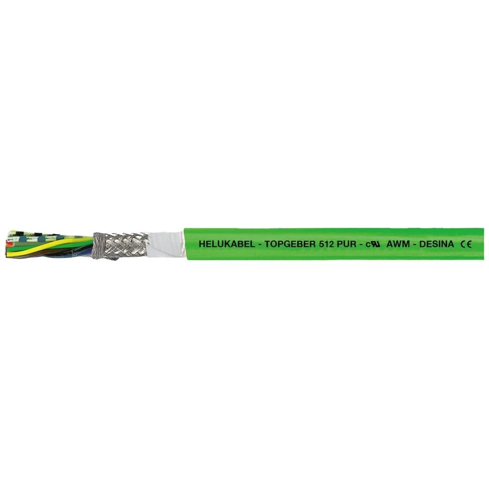 HELU TOPGEBER 512 kabel za sinkroni davač 6 x 0.14 mm² + 2 x 0.34 mm² zelena 708489 100 m slika