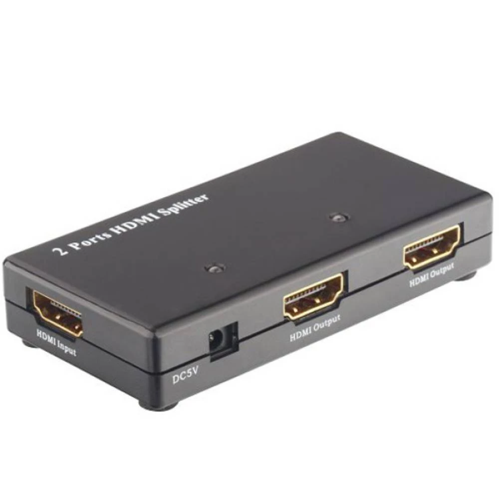 2 ulaza HDMI razdjelnik TECHly IDATA-HDMI-2SP 1920 x 1080 piksel Crna slika
