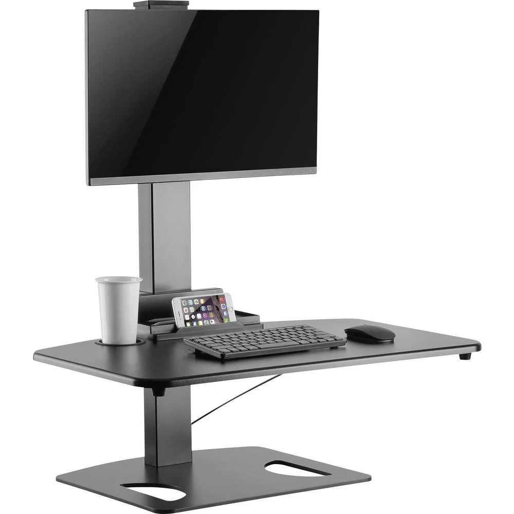 SpeaKa Professional ErgoFit Workstation Stand 33,0 cm (13") - 81,3 cm (32") Podesiv po visini, Ladica za tipkovnicu, Mogučnost s slika