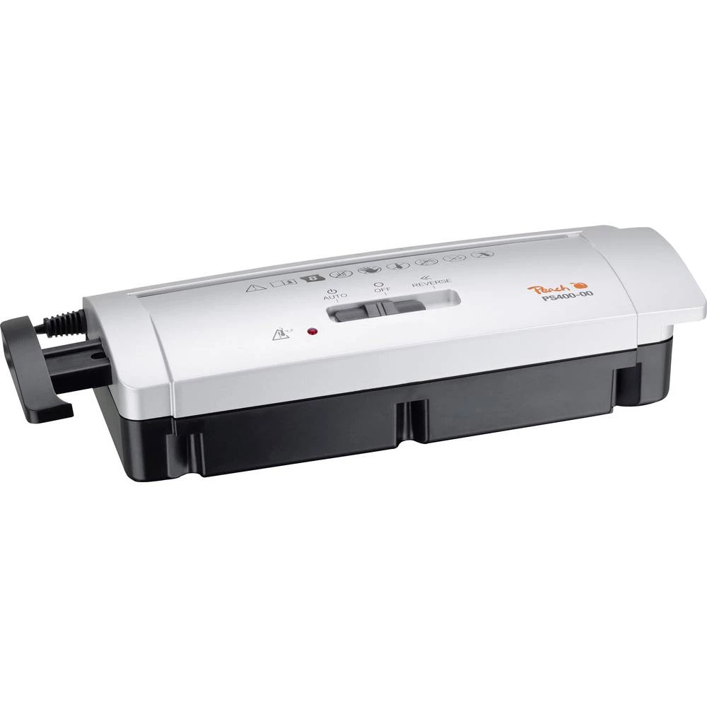 Uništavač dokumenata Peach PS400-00 Rezanje na trake 7 mm 0 l Broj stranica (maks.): 6 Razina sigurnosti (uništavanje datoteka) slika