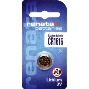 Litijumska dugmasta baterija Renata CR1616 slika