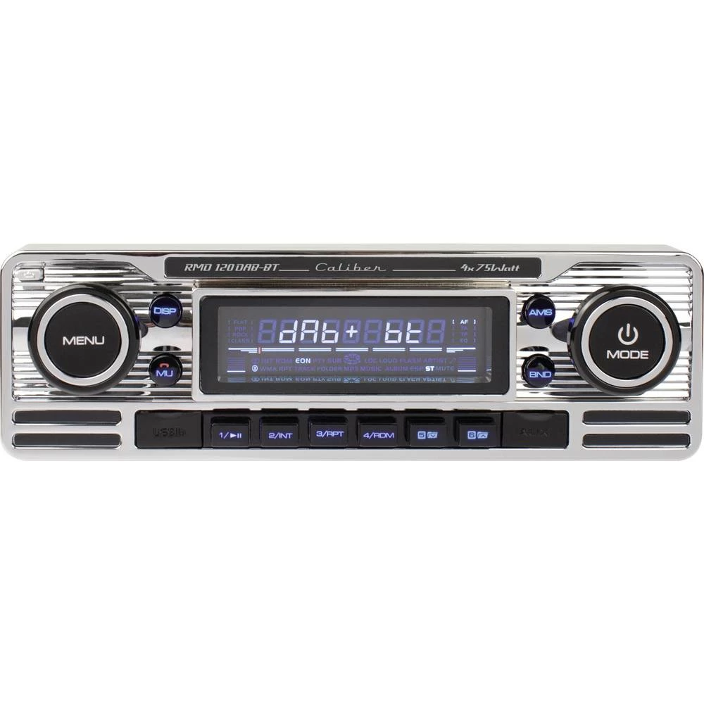 Caliber Audio Technology RMD120DAB-BT autoradio Bluetooth® telefoniranje slobodnih ruku, uklj. dab antena, retro dizajn slika