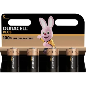 Duracell Plus-C K4 baby (c)-baterija alkalno-manganov 1.5 V 4 St. slika