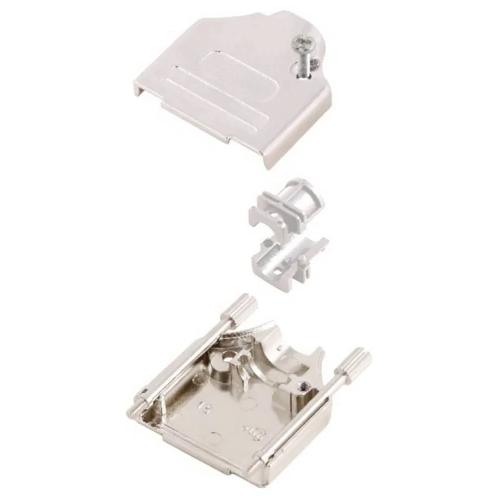 MH Connectors DTZK9-RA-HI-K Broj polova (broj): 9 cink lijevani niklovani 180 ° srebrna 1 kom. slika