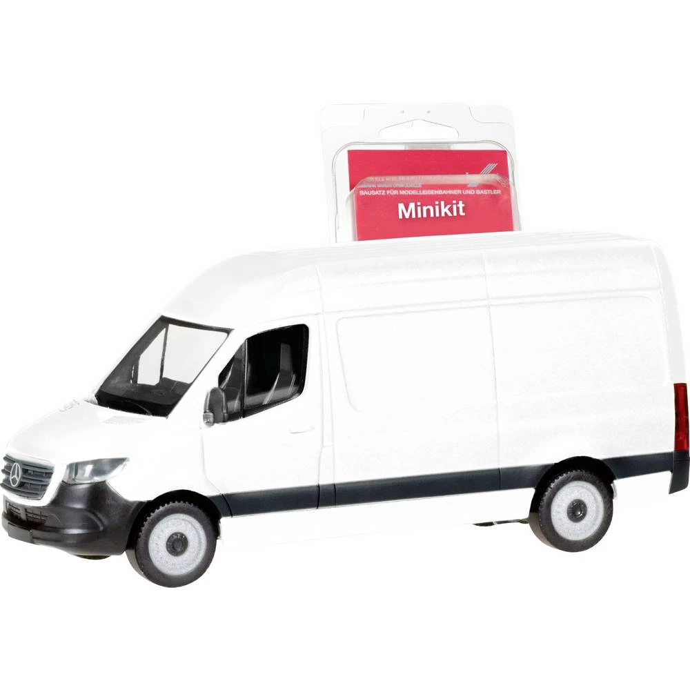 Herpa 013475 h0 model kamiona Mercedes Benz Sprinter 18 karoserija s visokim krovom, bijela slika