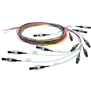 Staklena vlakna Svjetlovodi Priključni kabel [1x Muški konektor SC - 1x Slobodan kraj kabela] 50/125 µ Multimode OM3 2 m T slika
