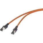 Renkforce RF-6609650 RJ45 spojnica mrežni kabel, Patch kabel CAT 6a S/FTP 2.00 m narančasta bez halogena, vatrostalan 1