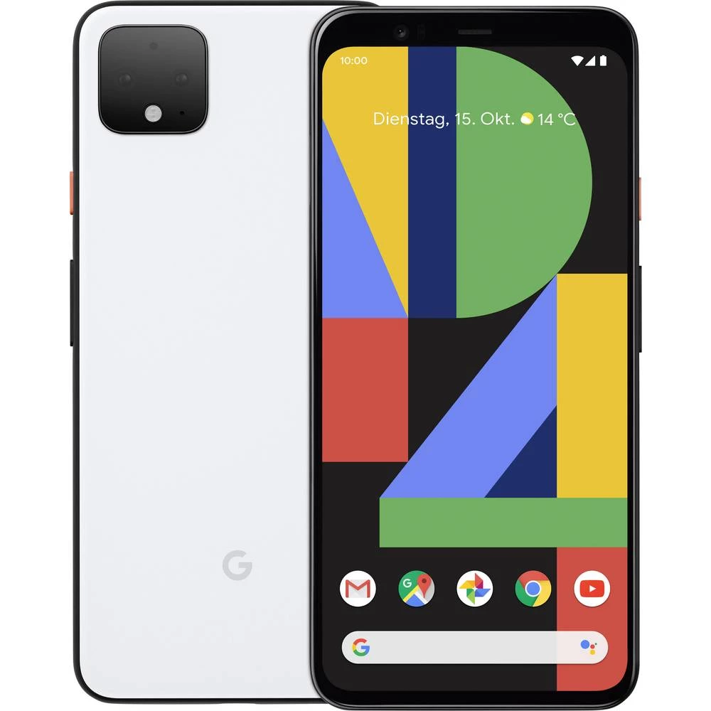Google Pixel 4 64 GB 5.7 "(14.5 cm)Dual-SIM Android&trade; 10 16 MPix, 12.2 MPix Bijela slika