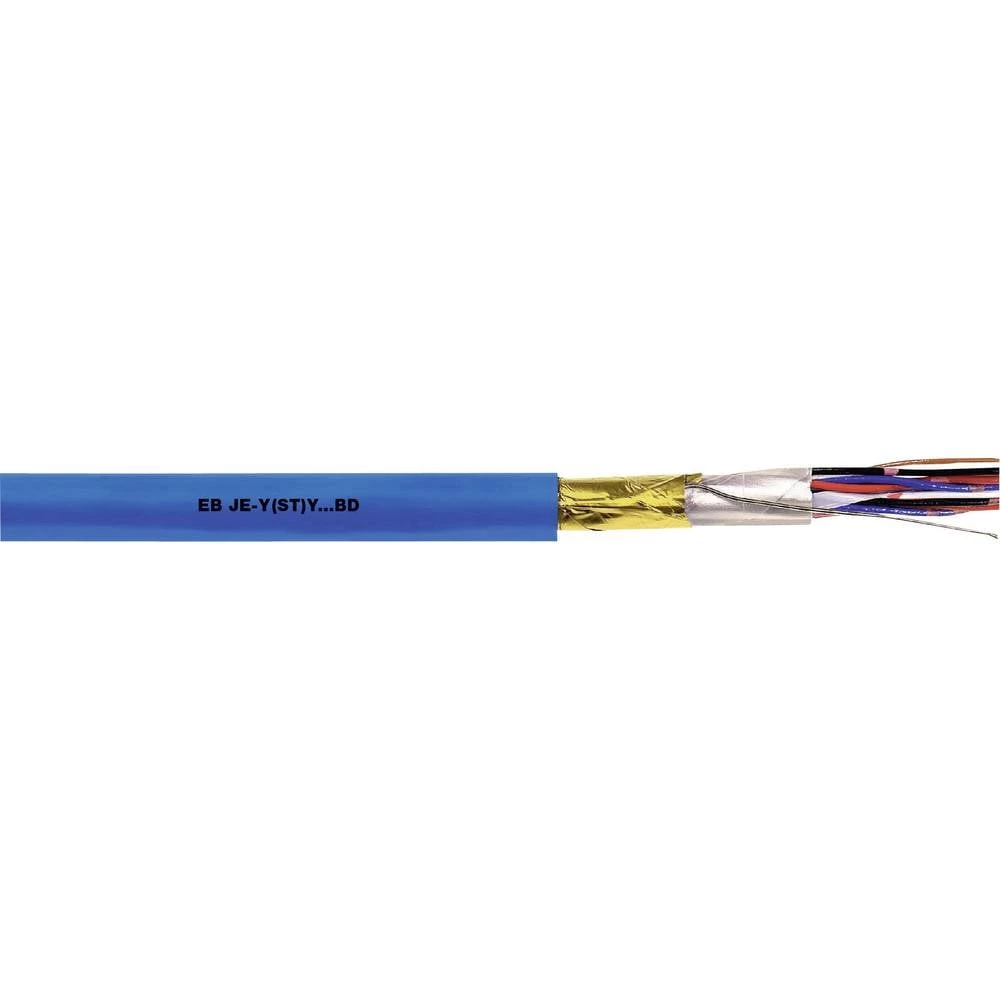 LAPP 34122/100 vod za prijenos podataka UNITRONIC® JE-Y(ST)Y...BD EB 8 x 2 x 0.8 mm² plava boja 100 m slika