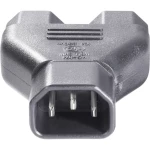 BKL Electronic 073331 adapter za rashladne uređaje muški konektor IEC, c14 - ženski konektor IEC c13, 10 a, ženski konektor IEC c13, 10 a  crna  1 St.