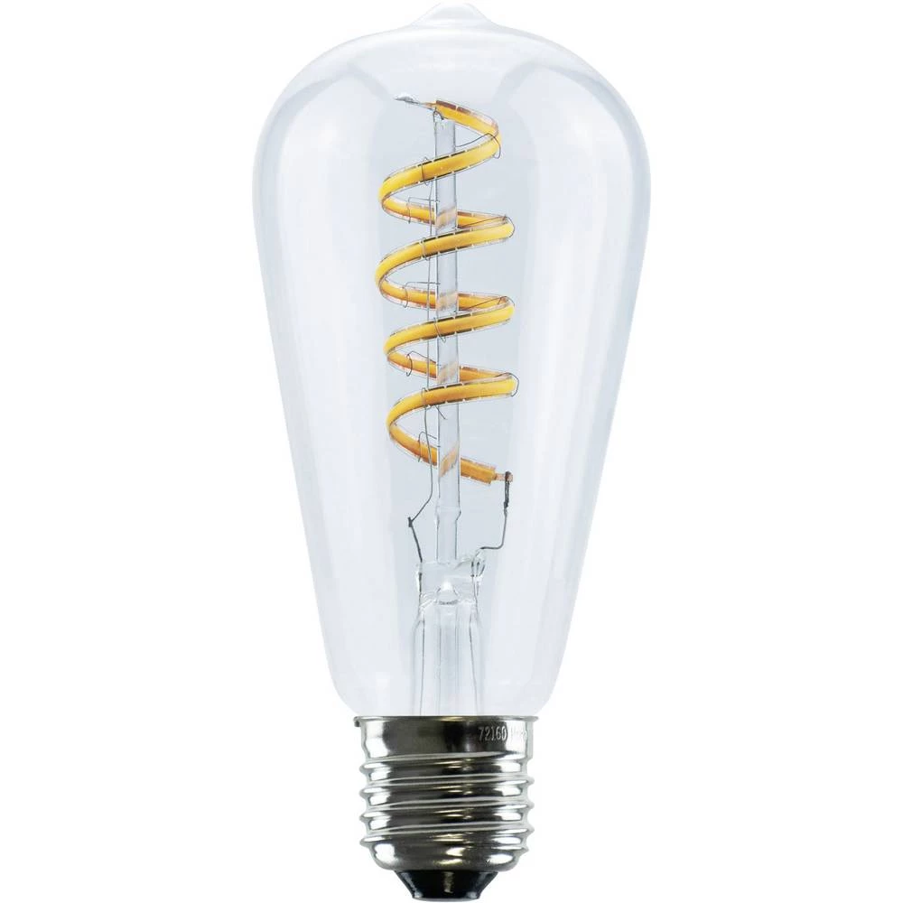 Segula LED ATT.CALC.EEK A (A++ - E) E27 Klasičan oblik 8 W = 35 W Toplo bijela (&Oslash; x D) 65 mm x 145 mm Prigušivanje osvjet slika