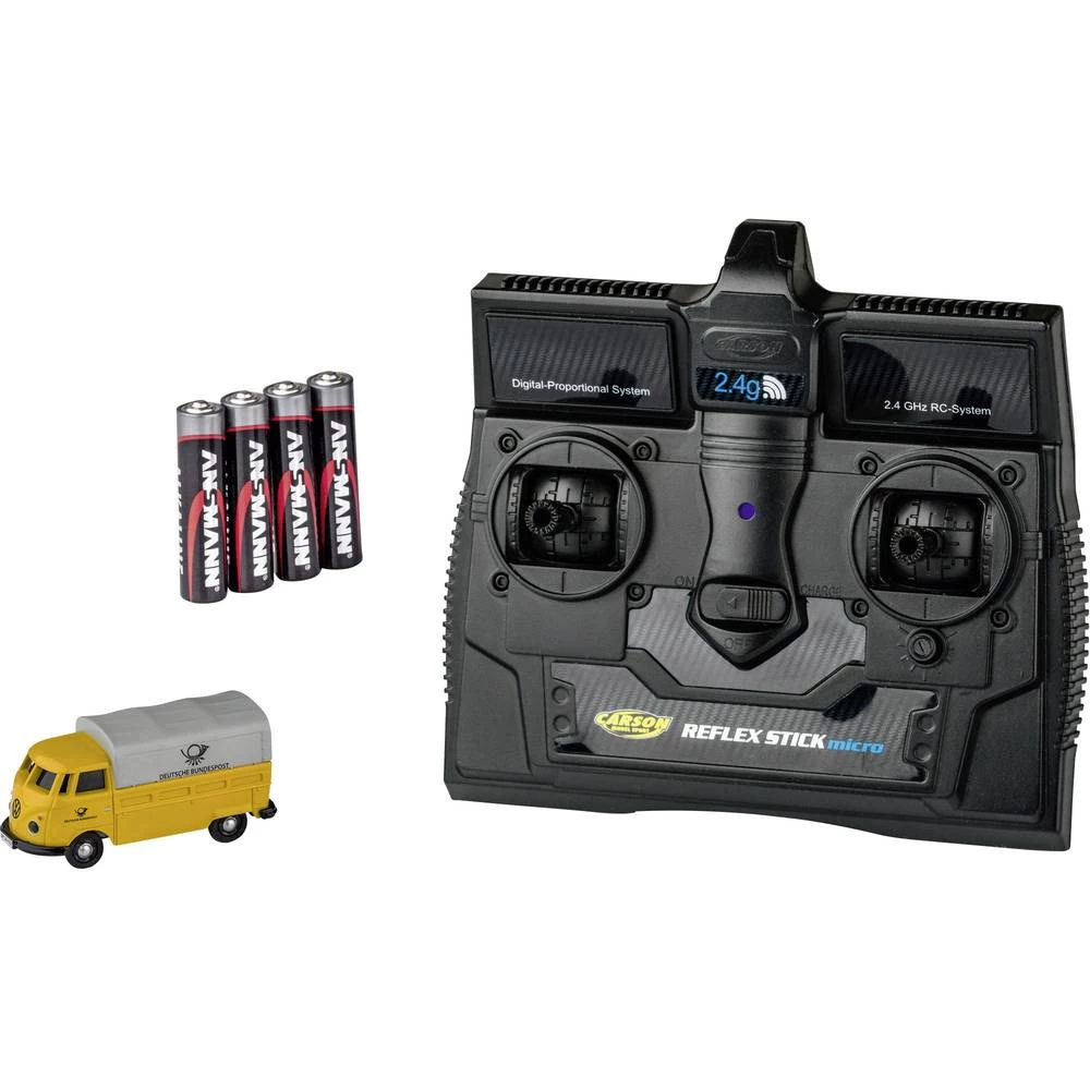 Carson Modellsport 500504123 VW Bus T1 Deutsche Post 1:87 RC model automobila Električni Cestovni model 2WD Uklj. baterija, punj slika