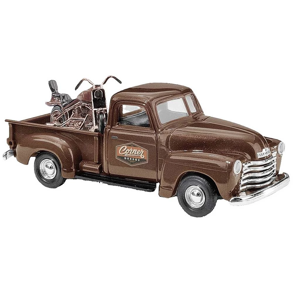 Busch 48242 h0 Chevrolet Pick-up sa starinskim biciklom slika