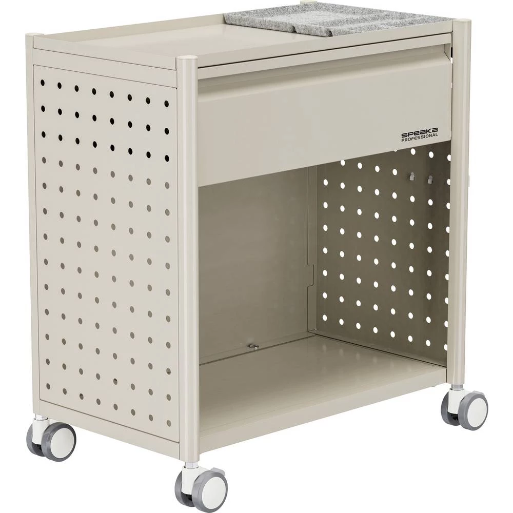 SpeaKa Professional spremnik na kotačima svijetlosmeđa (Š x V x D) 300 x 545 x 500 mm Broj pretinaca za uvlačenje: 1 SP- slika