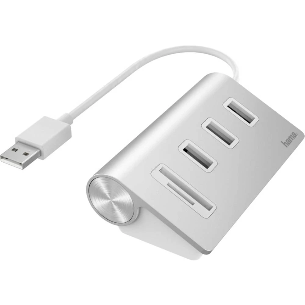 Hama 00200124 5 ulaza USB 2.0 hub  antracitna boja slika