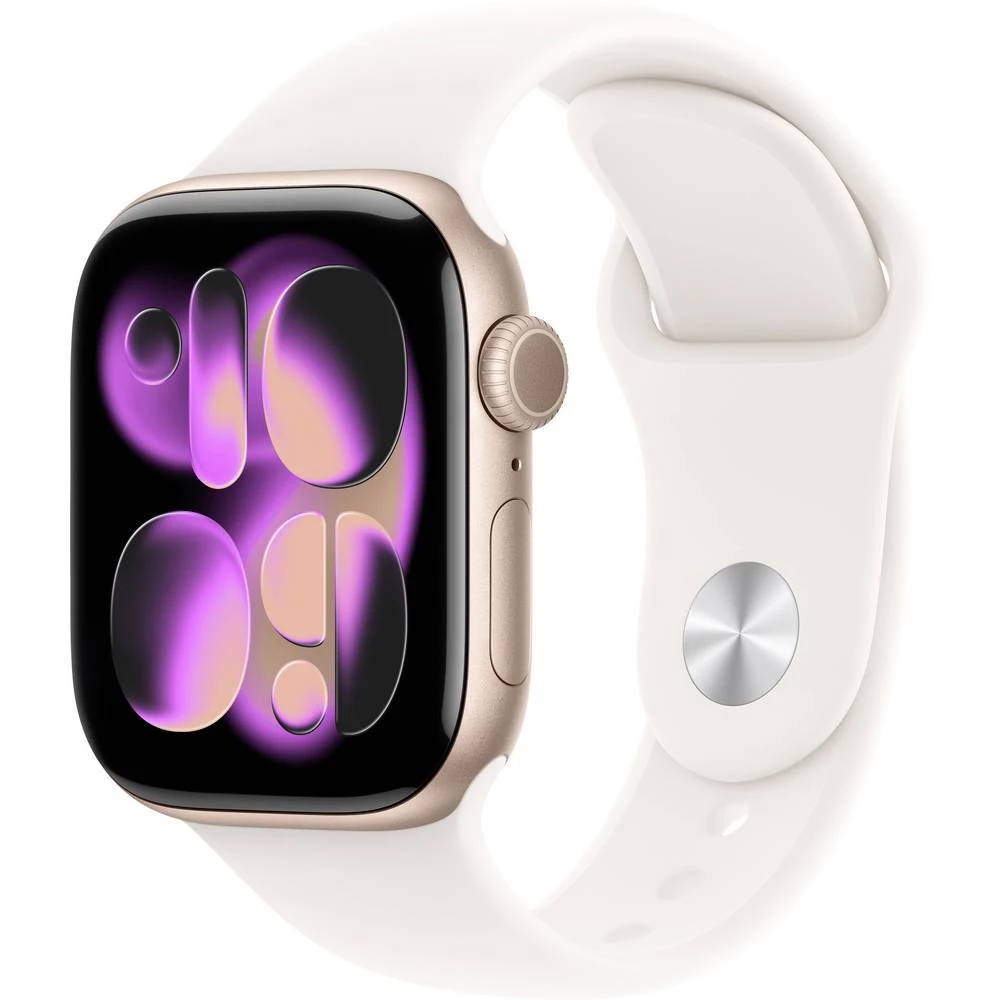 Apple Watch Series 11 GPS 42 mm kućište od aluminija sportska narukvica blijedo ružičasta m/l slika
