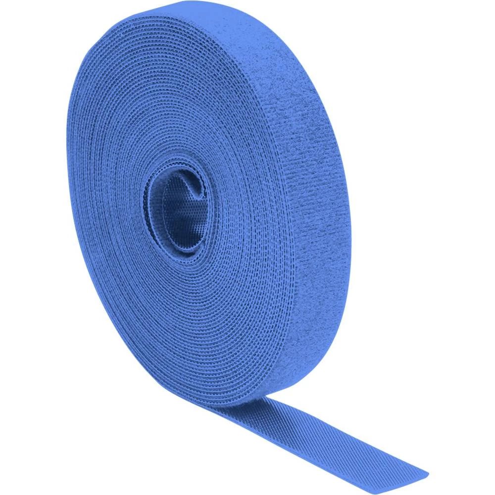 Quadrios 25CA525 prianjajuća traka za povezivanje grip i mekana vunena tkanina plava boja Roba na metre slika