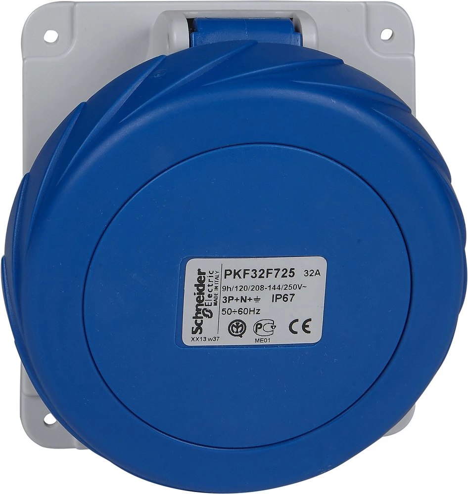 CEE utičnica za površinsku montažu 32 A 250 V Schneider Electric PKF32F725 PKF32F725 slika
