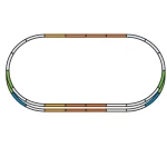 55340 h0 piko a-pruga dodatni set
