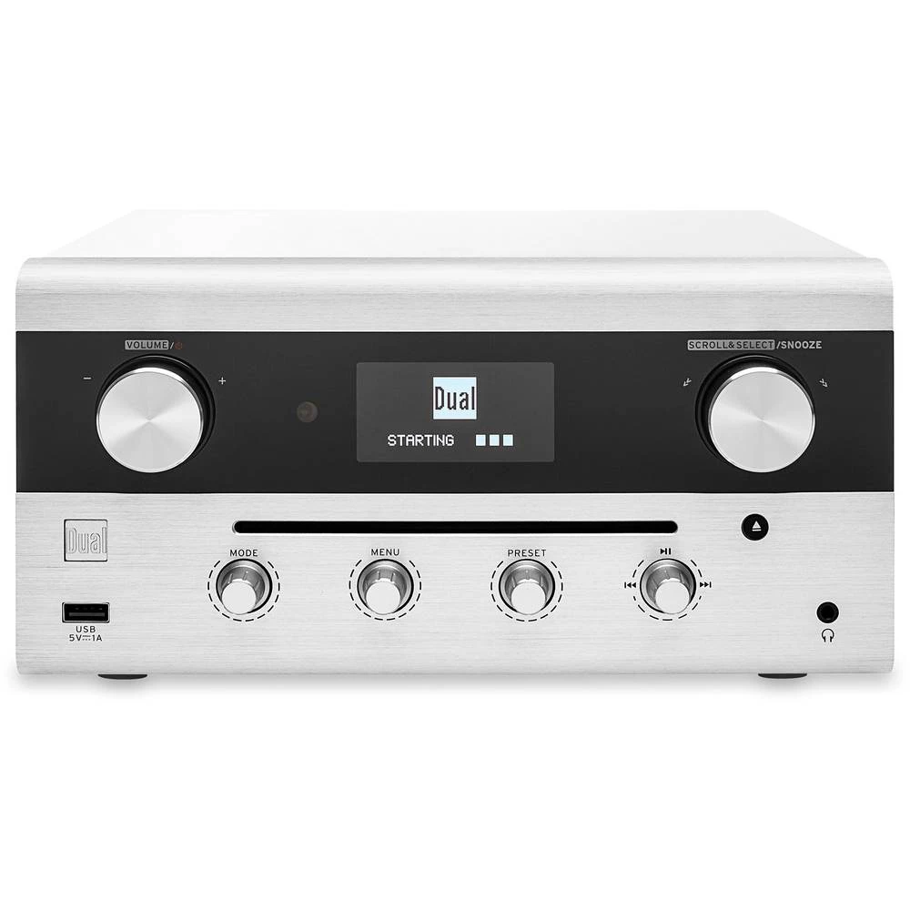 Internet CD radio Dual CR 900 Phantom AUX, Bluetooth, CD, DAB+, DLNA, NFC, UKW, USB, WLAN Podržava DLNA, Spotify Bijela slika