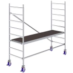 Krause 772015 FahrGerüst aluminij na roli mobilna Radna visina (maks.): 3 m srebrna 54.4 kg