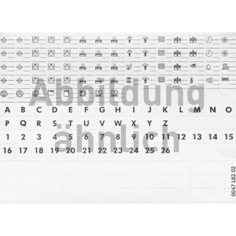 Legrand Legrand 004969 letva za natpisivanje   bijela  1 St. slika