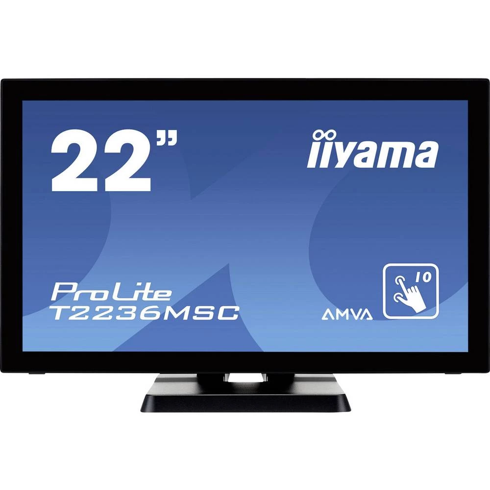Zaslon na dodir 55.9 cm (22 ") Iiyama ProLite T2236MSC 1920 x 1080 piksel 16:9 8 ms USB 3.0, VGA, DVI, HDMI&trade; AMVA LED slika