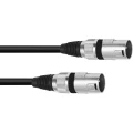 Omnitronic 3022075A XLR adapter cable [1x XLR utikač 3-polni - 1x XLR utikač 3-polni] 0.20 m crna slika