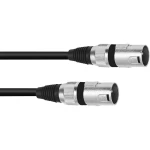 Omnitronic 3022075A XLR adapter cable [1x XLR utikač 3-polni - 1x XLR utikač 3-polni] 0.20 m crna