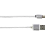 Skross USB kabel USB 2.0 USB-A utikač, USB-Micro-B utikač 1.00 m srebrna