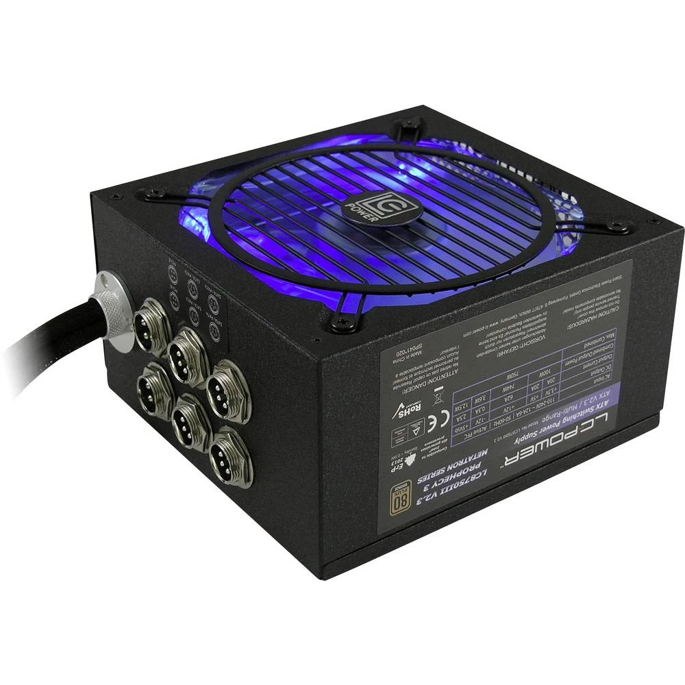PC-napajanje LC-Power LC8750III V2.3 750 W ATX 80 PLUS Bronze slika
