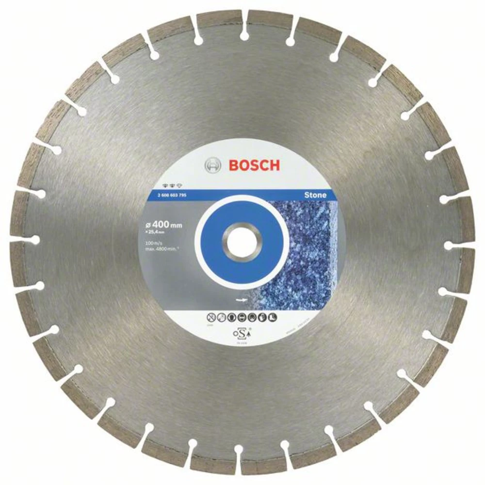 Dijamantni nož Expert za kamen, 400 x 25,40 x 3,2 x 12 mm Bosch Accessories 2608603795 promjer 400 mm 1 ST slika
