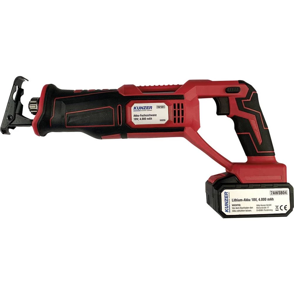 Kunzer akumulatorska klipna pila 7AFS01 uklj. akumu slika